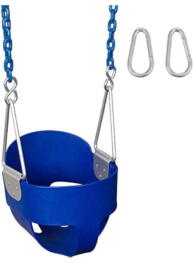 Rainbow Toys RBW TOYS Baby Swing Seat - Baby Toddler For Kids Activities rbw13126bt. Seat Complete Set - Blue. - Image 1