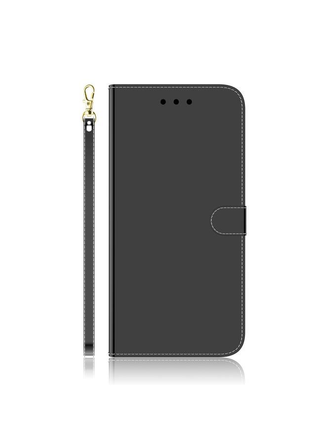 Green Tiger Case For Google Pixel 7a Imitated Mirror Surface Flip Leather Phone Case - Image 2