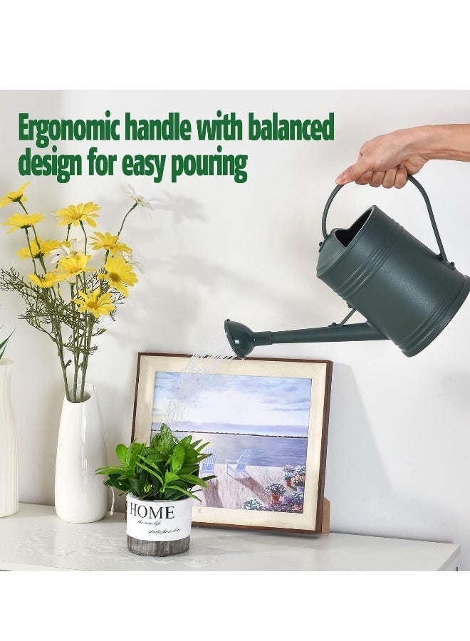 Indoor Plant Watering Can with Long Spout and Sprinkler Head, 1/2 Gallon Capacity for Houseplants, Outdoor Flowers, and Garden Use. Perfect for Nurturing Your Greenery!