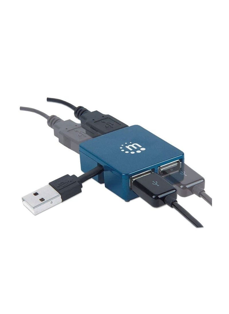 Manhattan Hi-Speed USB Micro Hub 4 Ports Bus Power