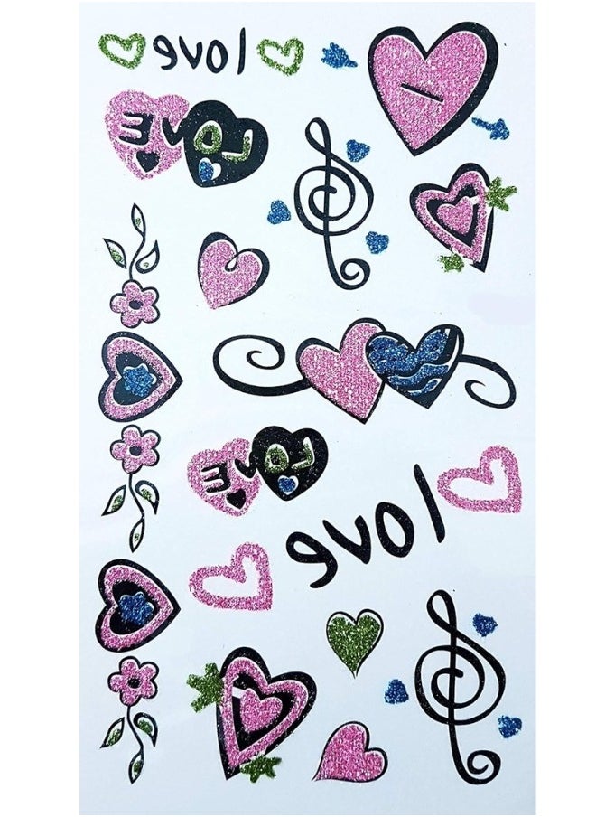 Generic - Colorful body tattoo in the form of love - Image 1