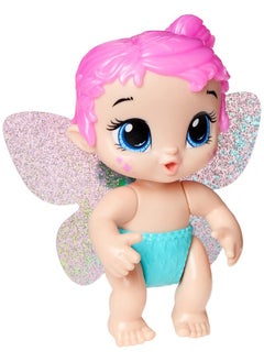Baby Alive Glo Pixies Minis Carry ‘N Care Necklace Sugar Sprinkle 3.75Inch Pixie Doll Toy With Doll Carrier And Nurturing Charm Necklace  - Image 3