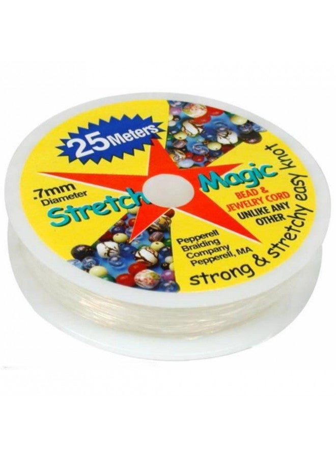 Stretch Magic Clear Bead Cord.7mm 25 meters (about 82ft)