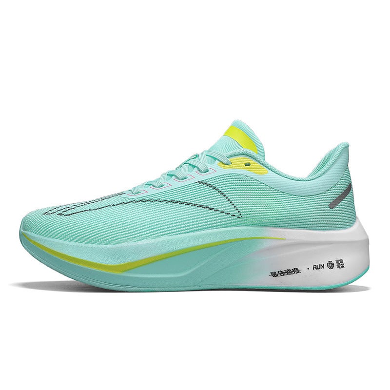 Running Shoes Soft Bottom Carbon Plate Md Bottom Men'S And Women'S Children Fly Woven Mesh Breathable Running Sneaker A Generation Of Hair - Image 4