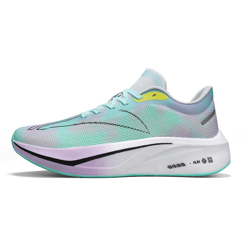 Running Shoes Soft Bottom Carbon Plate Md Bottom Men'S And Women'S Children Fly Woven Mesh Breathable Running Sneaker A Generation Of Hair - Image 5