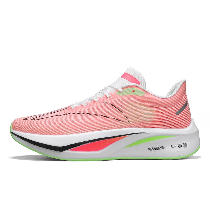 Running Shoes Soft Bottom Carbon Plate Md Bottom Men'S And Women'S Children Fly Woven Mesh Breathable Running Sneaker A Generation Of Hair - Image 2
