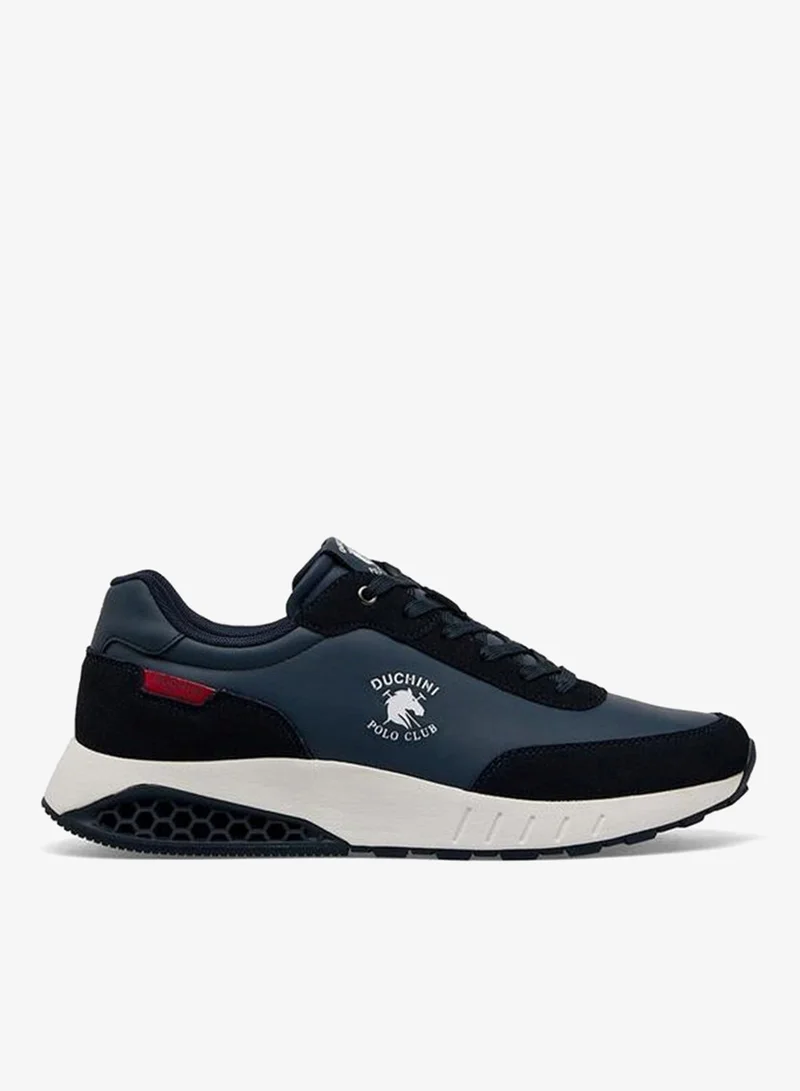 دوتشيني Sneakers Men Logo Print Lace-Up Ankle Sneakers