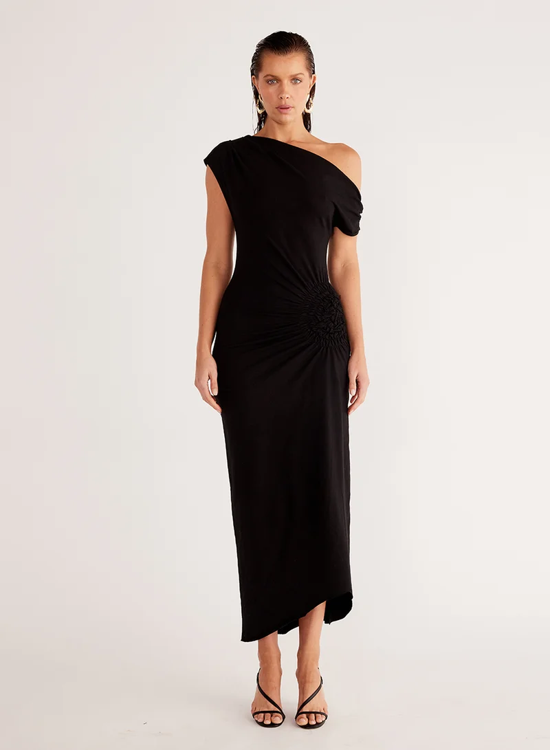 SNDYS Olividae One Shoulder Bodycon Maxi Dress