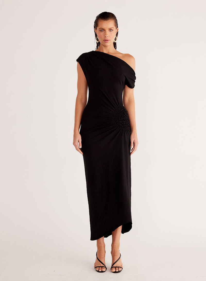 ساندايز فستان ماكسي ضيق بكتف واحد من أوليفيدي - Image 1