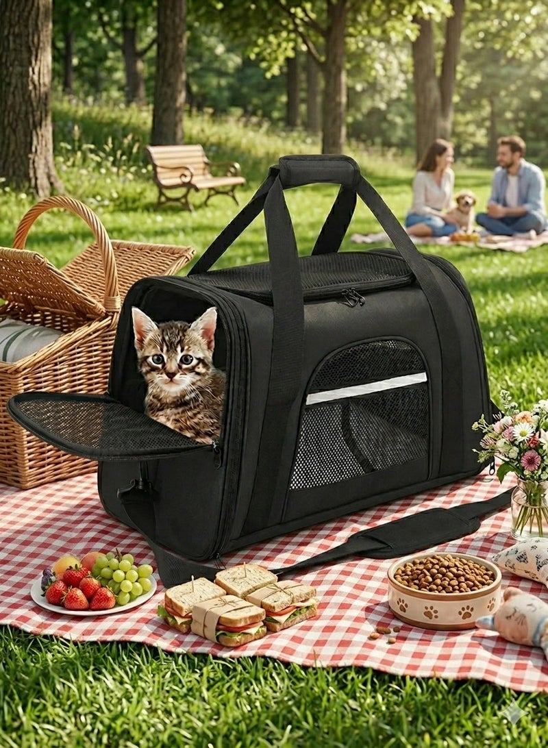 XiuWoo Upgraded Version Of The Portable Pet Bag Is Light And Breathable Black - Image 1