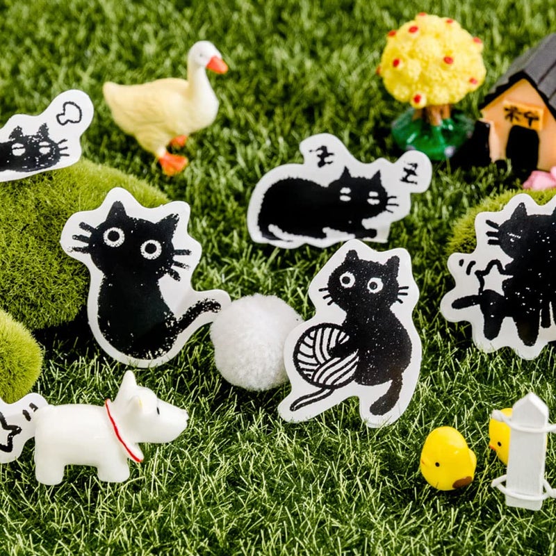 Obujopal Small Cute Cat Stickers for Scrapbooking Bullet Journal DIY Decoration Journaling Planners Suitcase Diary Notebooks, Album Laptop Phone Case Art Craft, 45 Designsâ€¦ - Image 5