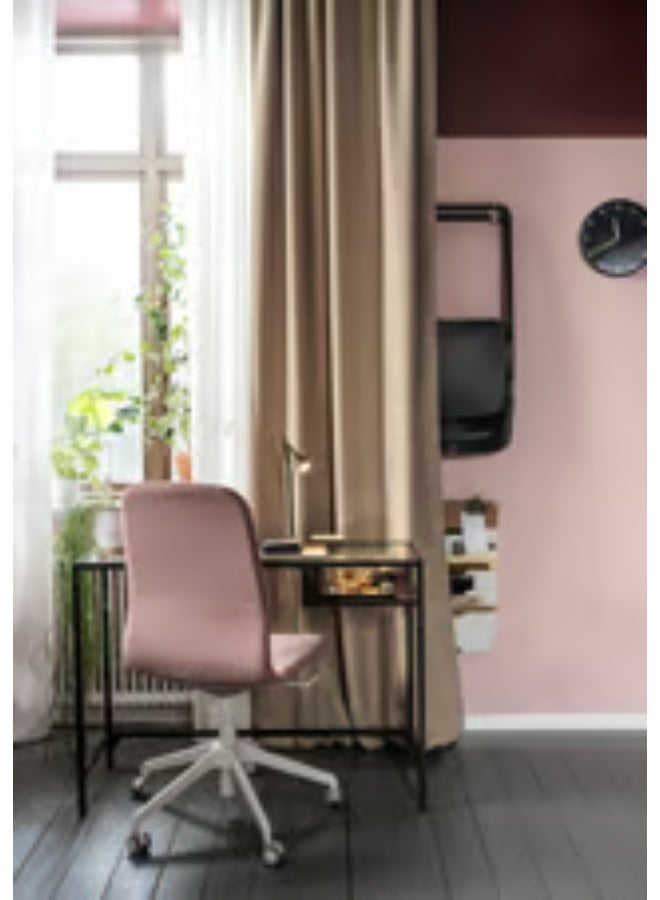 Ikea Laptop table, black/glass, 100x36 cm - Image 3