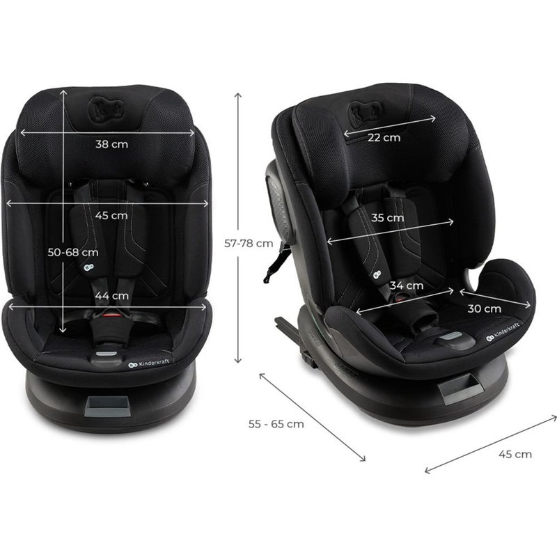 Kinderkraft - Xpedition 3 I-Size Car Seat - Black - Image 2