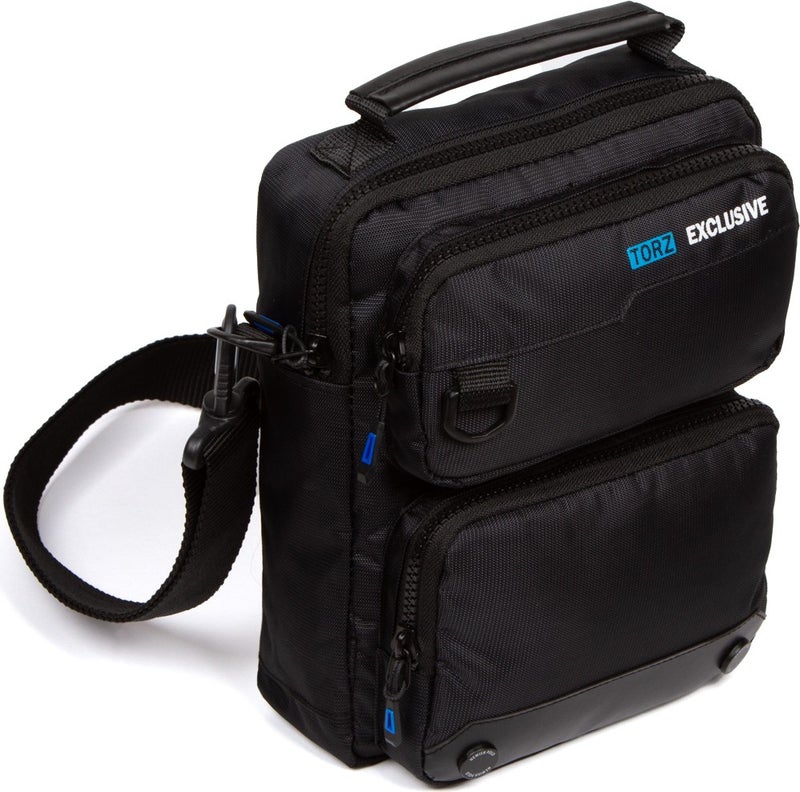 Torz Lux Men's Hand and Shoulder Bag with Strap Side Waterproof Fabric Multi-Compartment Messenger Bag  - Image 3