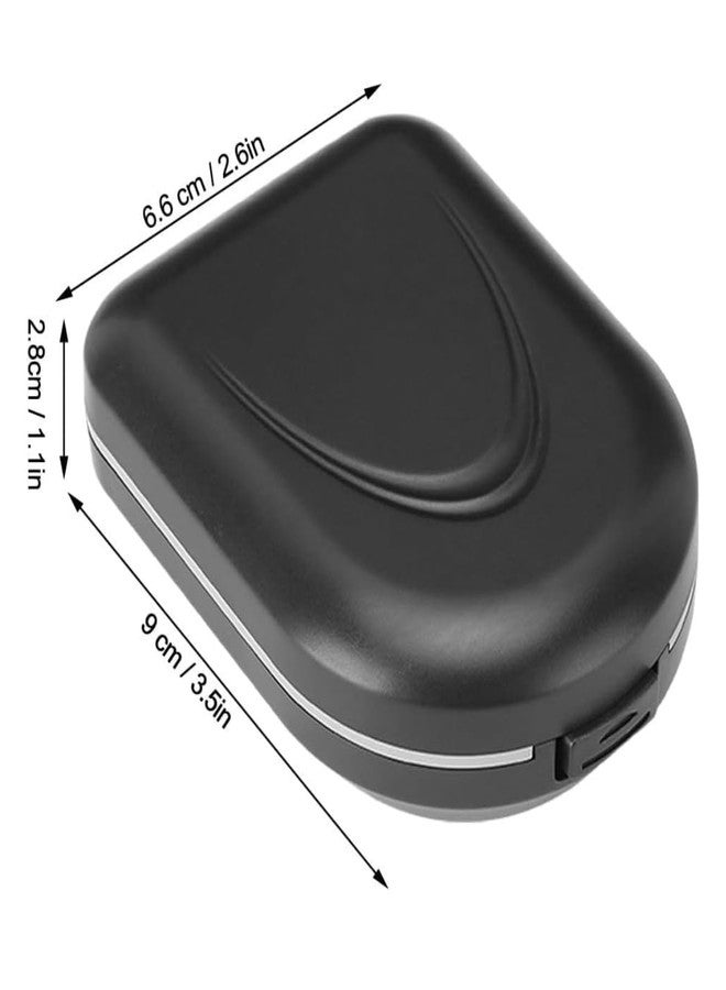 Aika Hearing Aid Case, Hearing Aid Cases Waterproof Portable Drop Resistance Hearing Aid Storage Box Hard Hearing Aid Boxes Hearing Aid Container Hard Case for Hearing Aids (Model-2,Black) - Image 4
