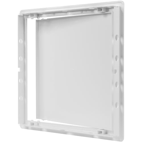 ECOPRO VENT 12" x 12" White Plastic Access Panel. Service Shaft Door Panel. Plumbing, Electricity, Heating, Alarm Wall Access Panel for Drywall. Bathroom Services Access Hole Cover - Image 5