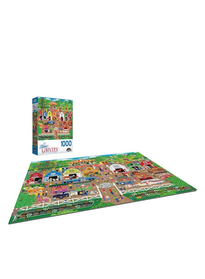 RoseArt - Home Country - Farm County Fair - 1000 Piece Jigsaw Puzzle for Adults - Image 3