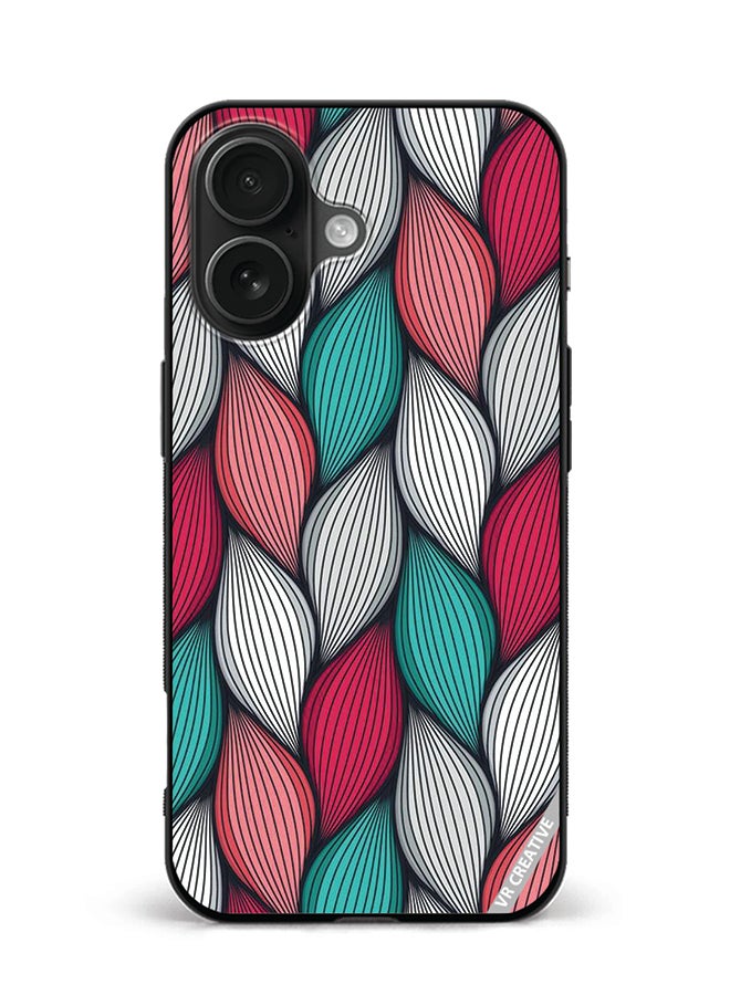 VR CREATIVE Protective Case Cover For Apple iPhone 16 Abstract Design Multicolour