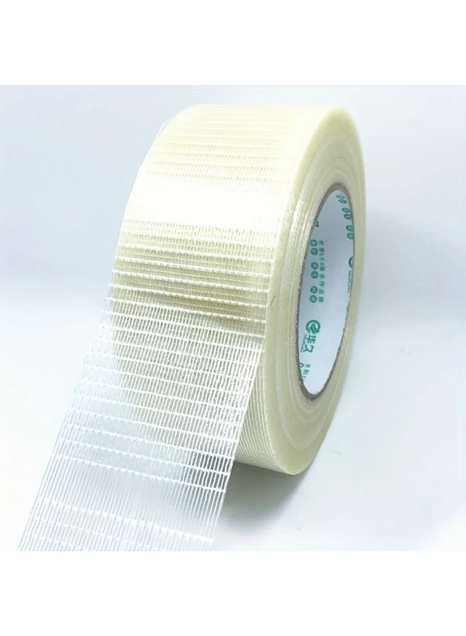 40mm Heavy Duty Transparent Fiberglass Strapping Tape 25m Strong Waterproof Adhesive - Image 4