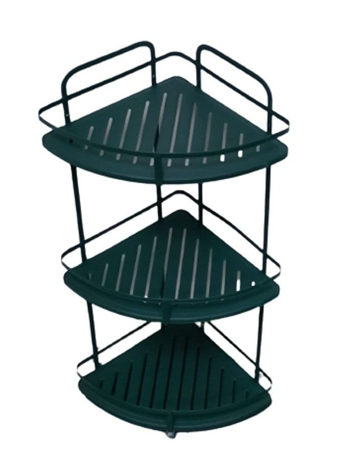 NKX 3-Tier Metal Triangle Corner Storage Shelf  - Image 5