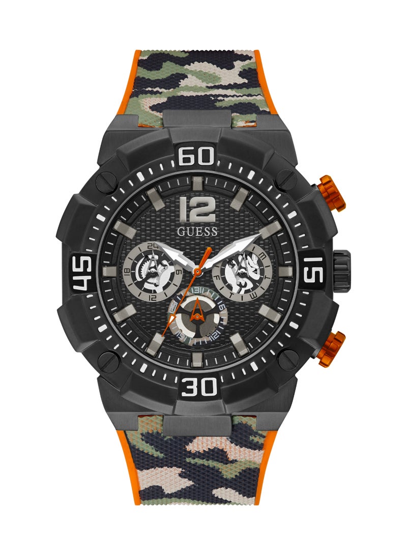 GUESS ساعة يد أنالوج للرجال نافيغيتور Gw0264G2 - Image 1