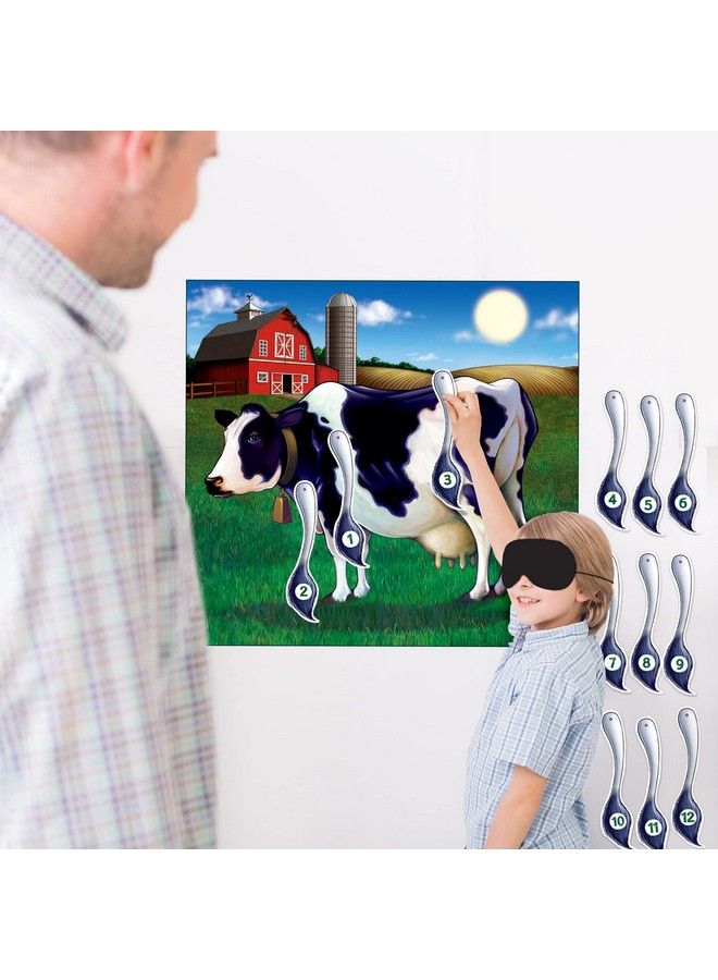 Beistle Pin The Tail On The Cow Game ; 14Pcs Game ; 1Pack - Image 3