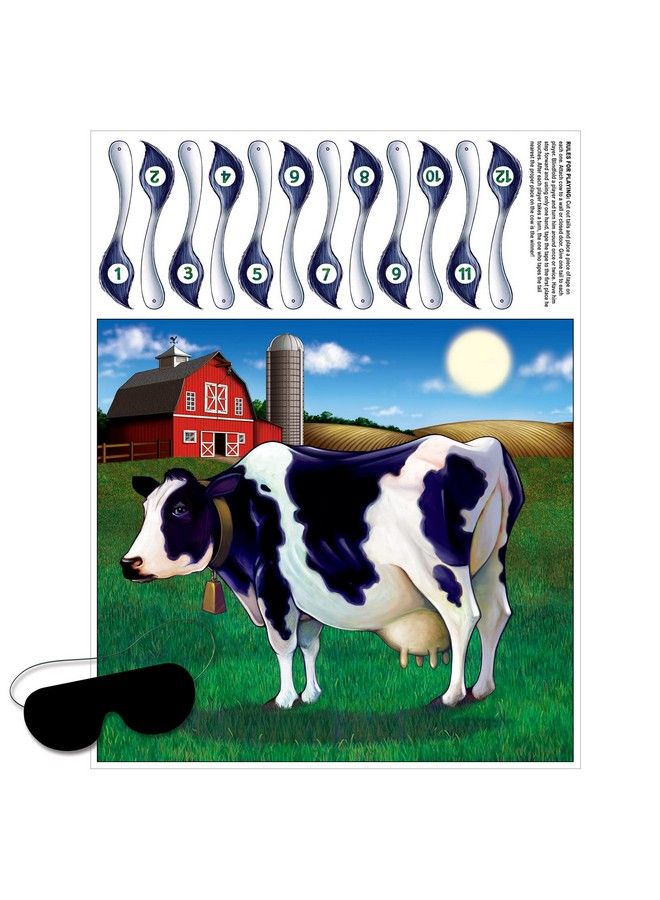 Beistle Pin The Tail On The Cow Game ; 14Pcs Game ; 1Pack - Image 4