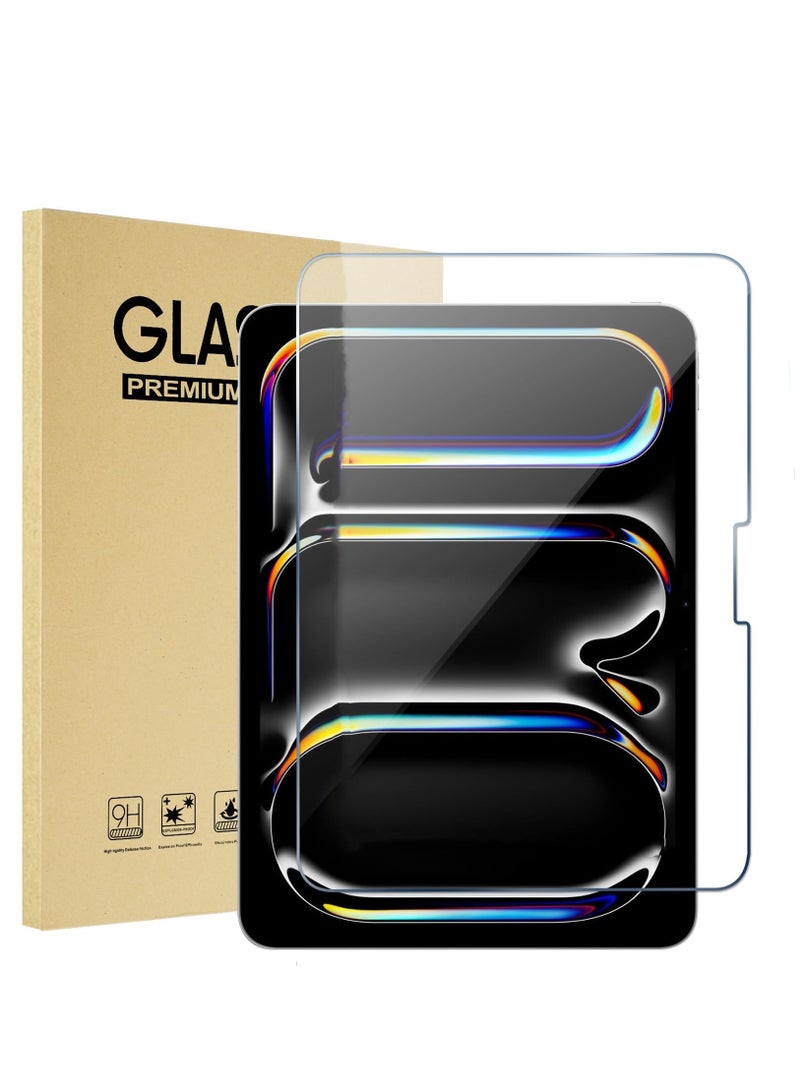 Screen Protector for IPad Air 11-Inch M2 (2024) 9H Tempered Glass Film HD Clear 1 Pack  - Image 1