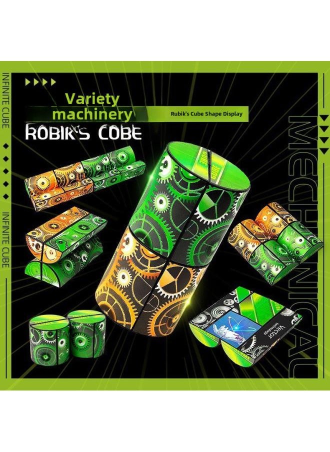 null - Infinite Geometric Cube Tiktok Net Red Same Style Children's Sky Educational Toys Variety Magnetic Cube - Image 1