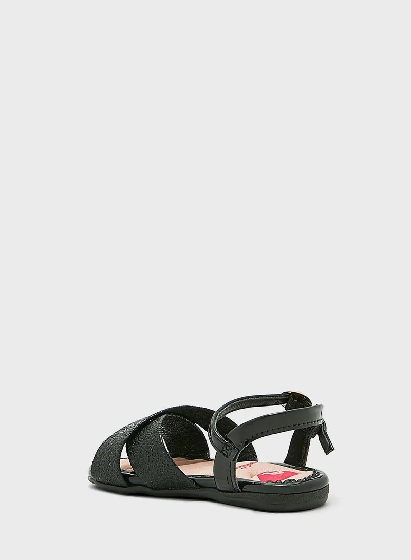 موليكينها Infant Chin Back Strap Sandal