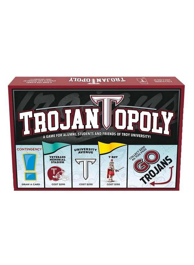 Late For The Sky: Trojan-Opoly - Troy University Themed Family Board Game, Opoly-Style Game, Traditional Play Or 1 Hr Version, Ages 8+, 2-6 Players - Image 4