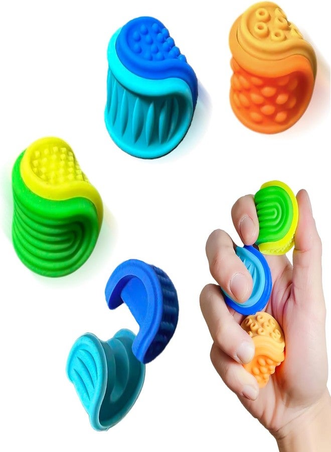 TARINI Sensory Toys 3pcs, Double Texture Sensory Balls for Adults and Kids, Calming Toys for Restless Fingers to Stop Nail-Biting - Image 1