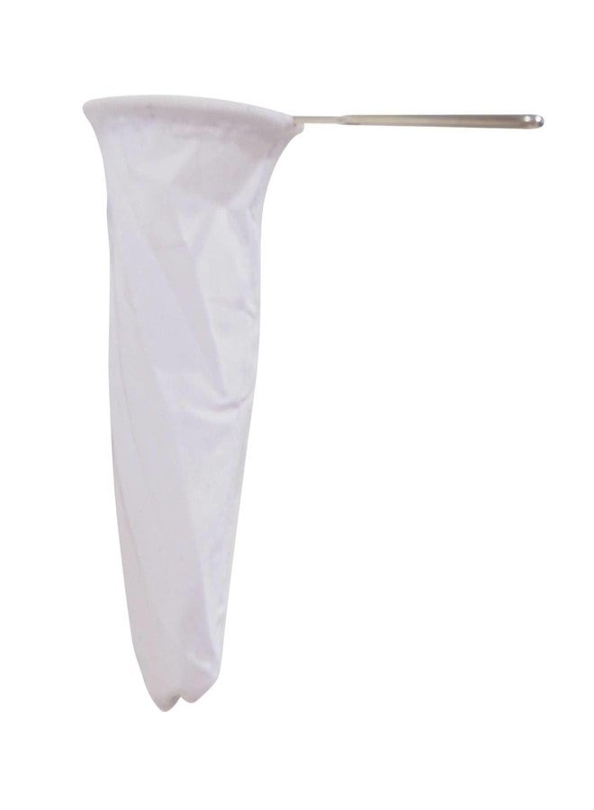 The Thika 5.3” Large Reusable Thai Tea Filter – Traditional Cloth Strainer with Metal Handle for Tea, Coffee, Coconut Milk, Almond Milk, and Juice - Image 1