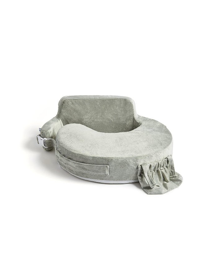 My Brest Friend Super Deluxe Nursing Pillow Cover - Slipcovers for Baby - Adjustable Fit, Easy Care, Durable - Nursing Pillow Not Included (Platinum) - Image 2