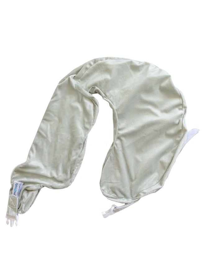 My Brest Friend Super Deluxe Nursing Pillow Cover - Slipcovers for Baby - Adjustable Fit, Easy Care, Durable - Nursing Pillow Not Included (Platinum) - Image 1