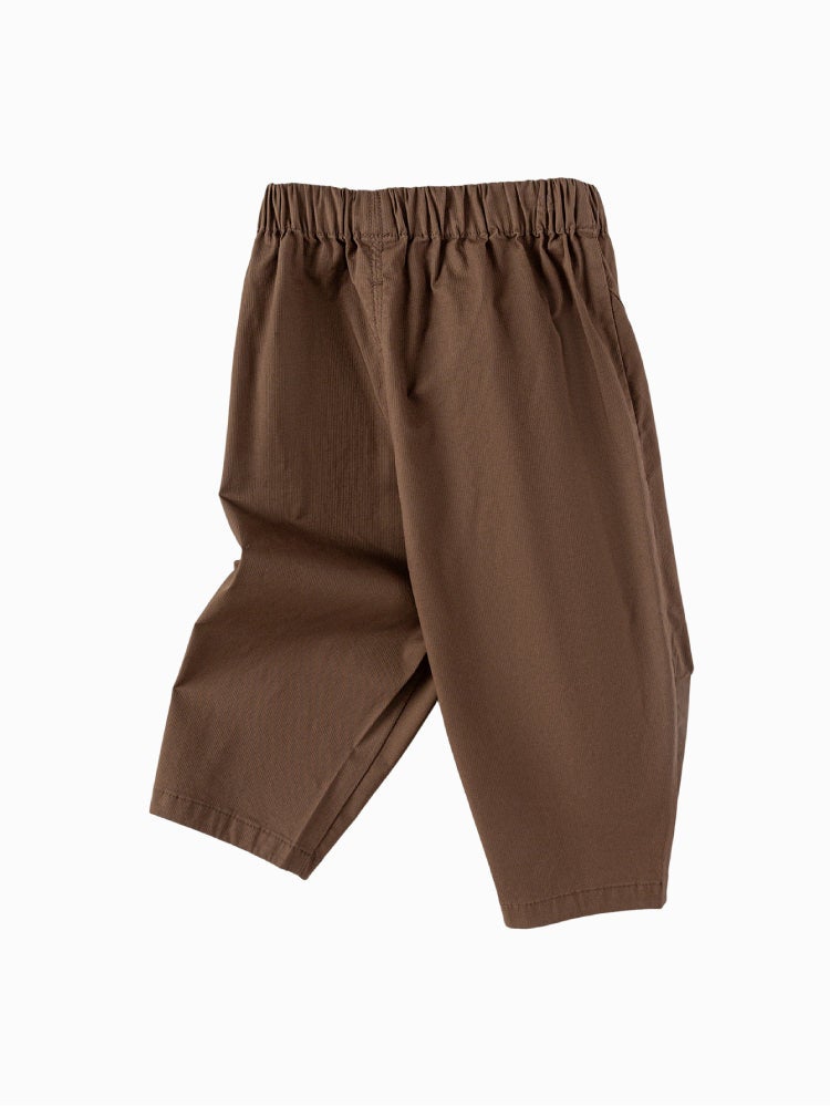 بالابالا بنطلون بقصة مريحة مع شعار مطرز للأولاد - Image 2