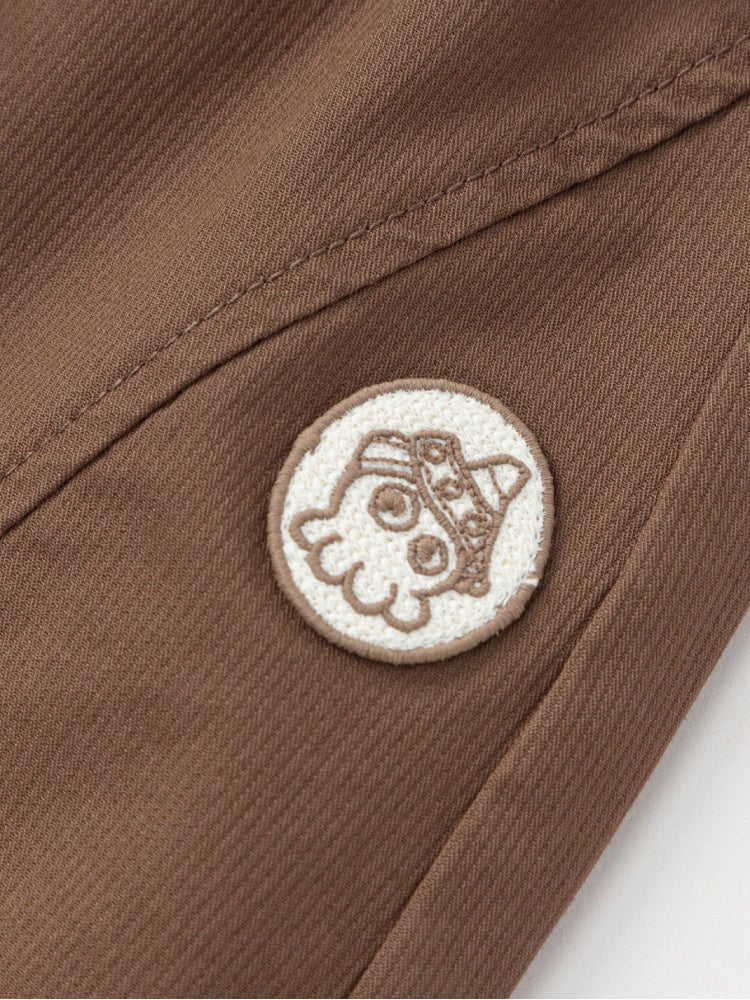 بالابالا بنطلون بقصة مريحة مع شعار مطرز للأولاد - Image 4