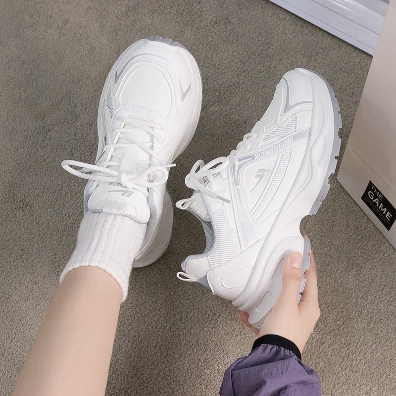Warrior WXY(S)-3840C Leather Chunky Low Top Sneakers Unisex 2025 - Image 2