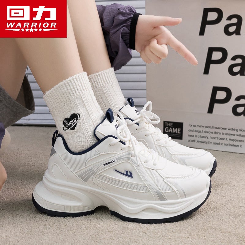 Warrior WXY(S)-3840C Leather Chunky Low Top Sneakers Unisex 2025 - Image 1