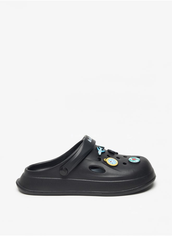 Lee Cooper - Men's Applique Detail Clogs with Backstrap - Image 1