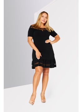 Women Plain Mini Dress, Black - pzsku/ZB7AE5D51E5793BD64AD0Z/45/_/1740320044/e23c7702-c840-4c3a-9b9b-8b26f70c224f