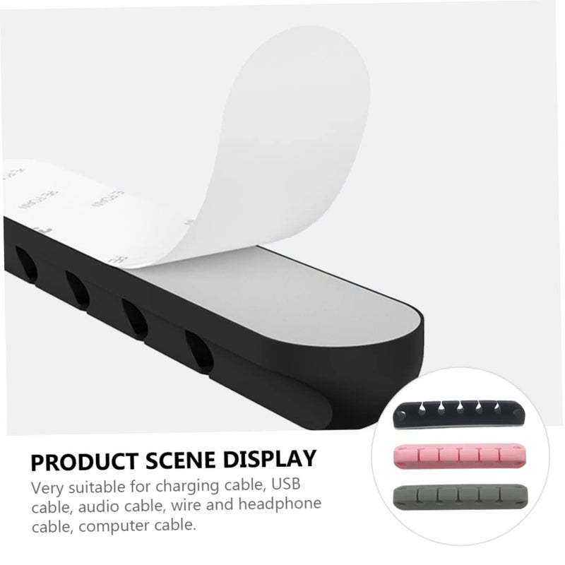 Self Adhesive Cable Clips 3 Pcs Wire Holder Clamp For Home And Office - Image 5