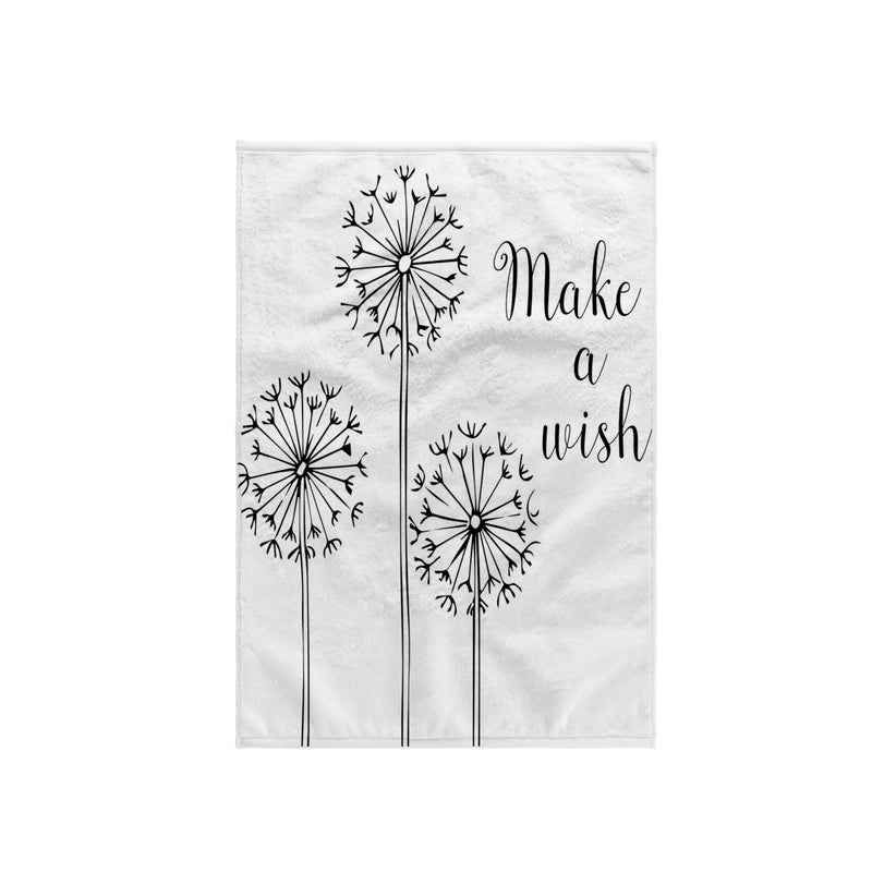 3DROSE 3D Rose Dandelion Make A Wish Hand Towel  15"" x 22""  Multicolor - Image 1