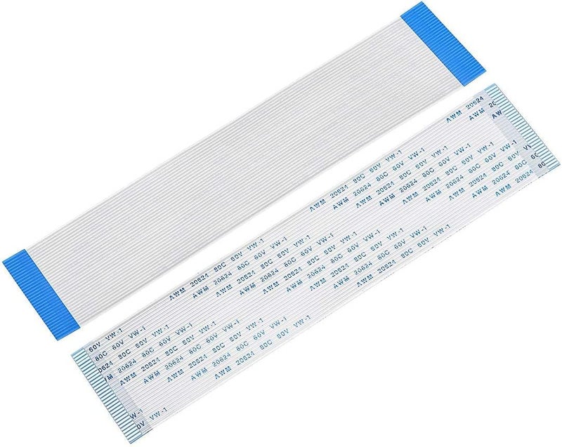 SLVC 37 Pin Flat Ribbon Cable 1mm Pitch 100mm Length FFC FPC LVDS Flat Cable,TYPE-A,White,Pack Of-1 (37 Pin) - Image 1