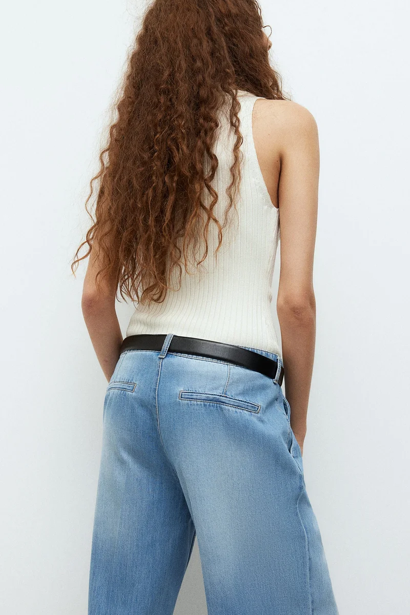 اتش اند ام جينز بقصة عادية وساق مستقيمة