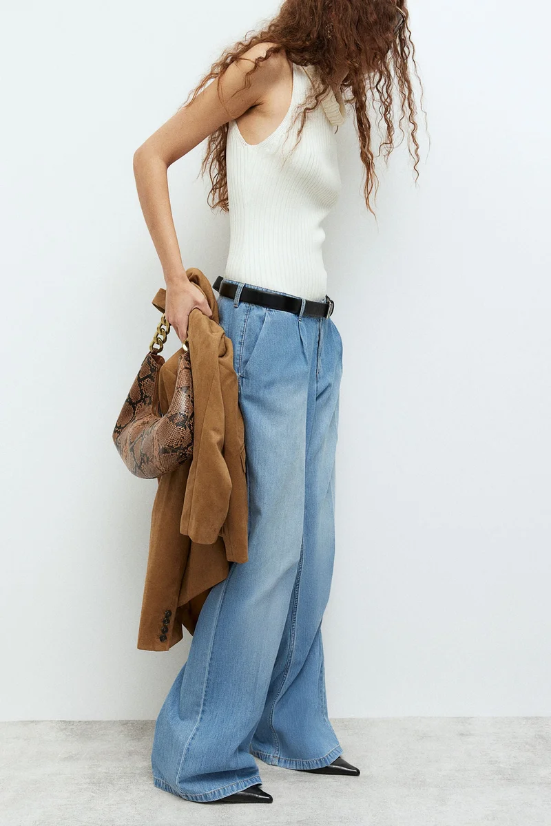 اتش اند ام جينز بقصة عادية وساق مستقيمة