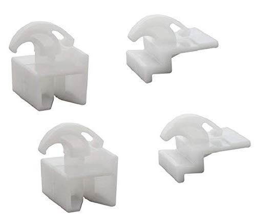 2Pack 3051162 Front 2Pack 3051163 Rear Drawer Glide Replace AP2121517 PS434227 PS434226 AP2121517 305136118 3012698 08067766 Replacement for Kenmore Electrolux Frigidaire Oven