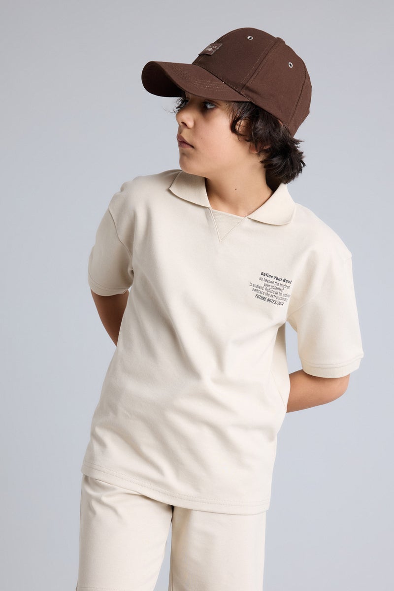 DeFacto Beige Boy Boy 2 Piece Set Casual - Image 3