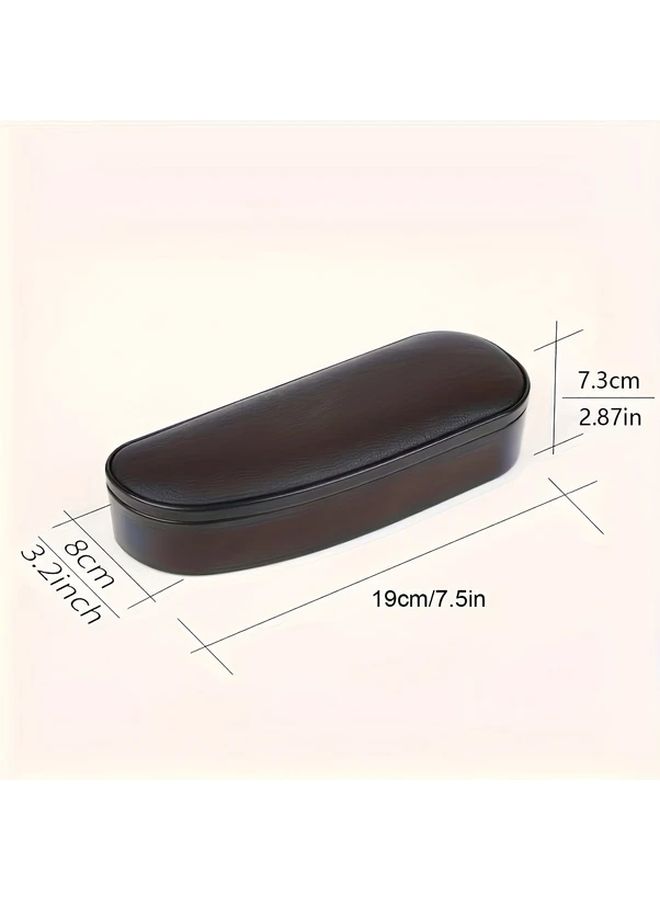 Black Retractable Car Armrest Storage Box with Cushion for Men and Women - Image 2