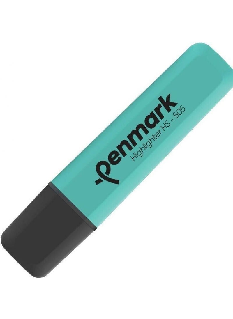 PENMARK Highlighter Metallic Glitter Gold Hs 505 10 Pack  - Image 2
